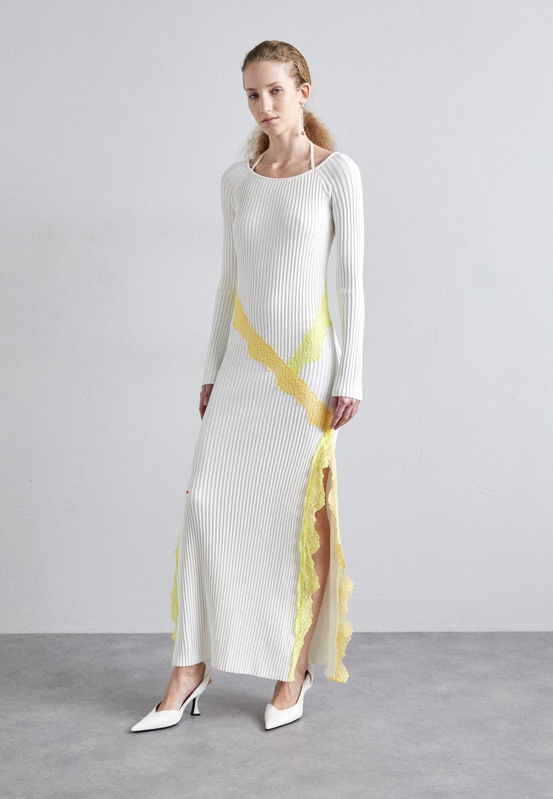 sachin and babi light blue dress Shop our Knitwear Halter Neck Tie LS Dress in Olive main image 0