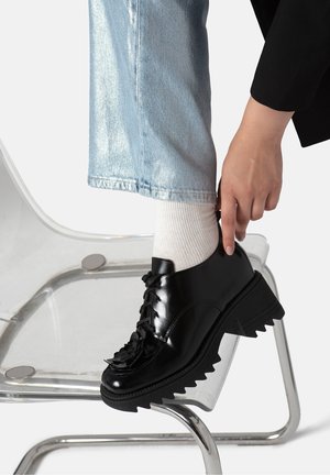 Bottines à plateau - black