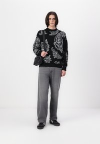Jack & Jones JOROLLIE CREW NECK  - Strickpullover - black