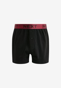 Next TEN PACK - Široke boksarice - black metallic blue green waistband