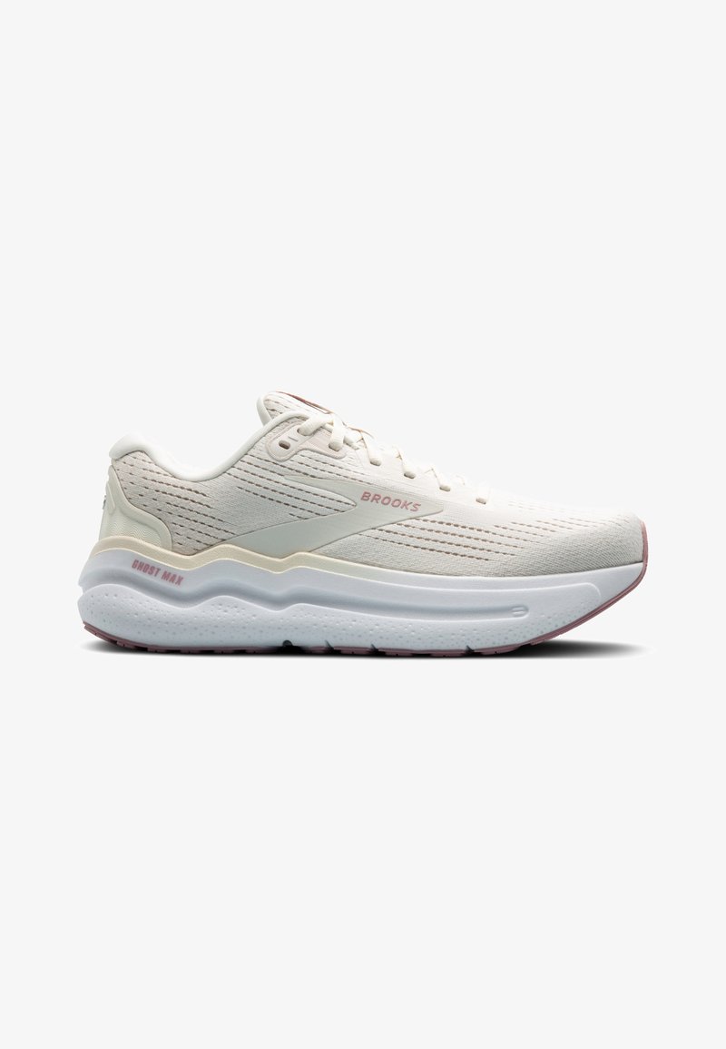 Brooks GHOST MAX 2 - Løbesko til landevejen - coconut milk gray zephyr