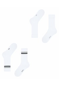 Esprit Tennis Stripe 2-Pack - Calze - white mix