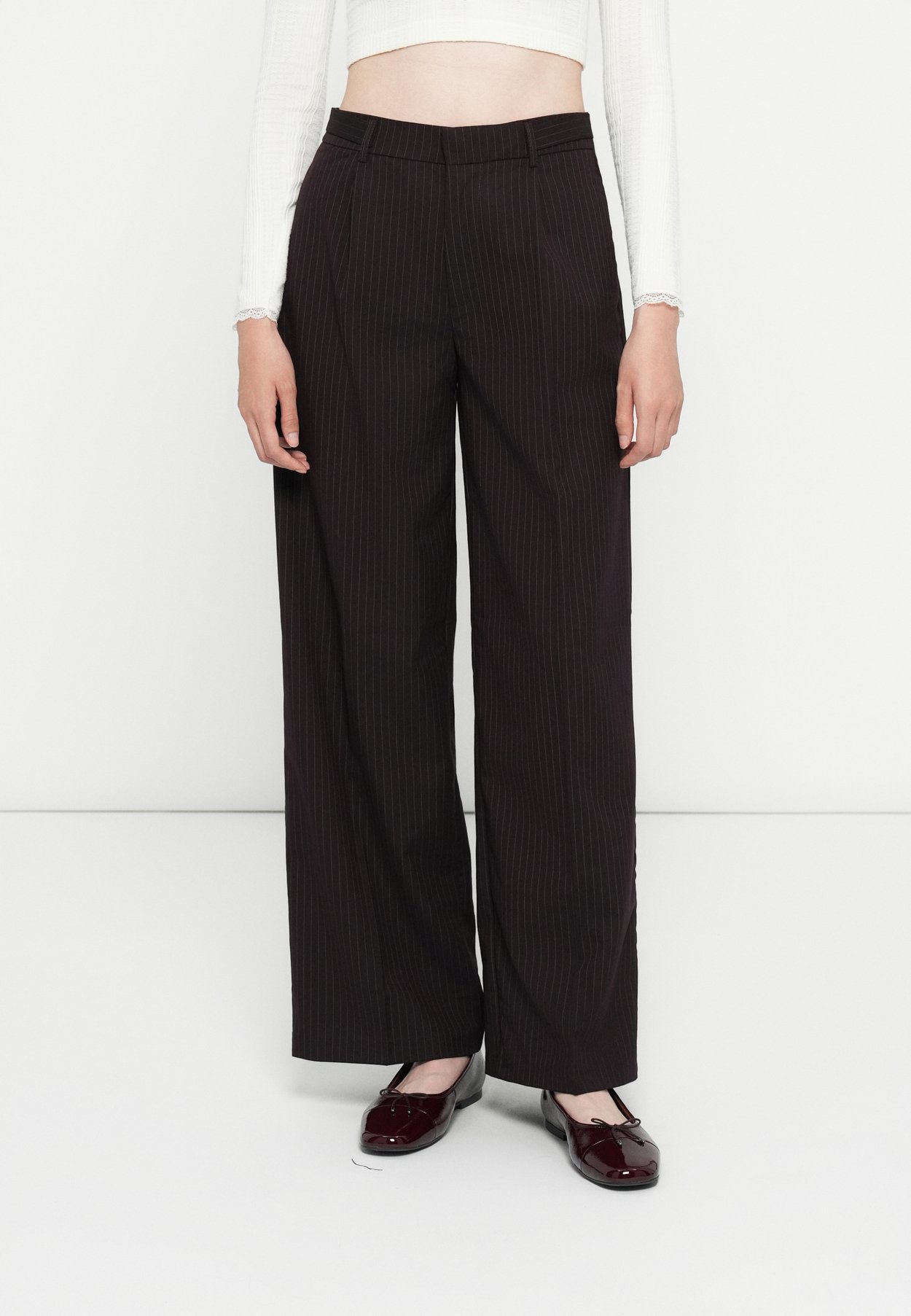 ONLCARLA PINSTRIPE WIDE PANT