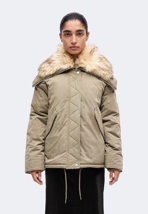 Topshop, TSKIMBLE - Зимно яке - vintage khaki