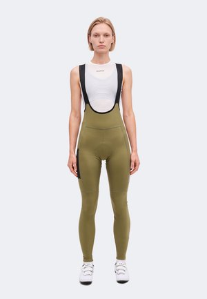 GripGrab, PACR THERMAL - Collants à bretelles - olive green