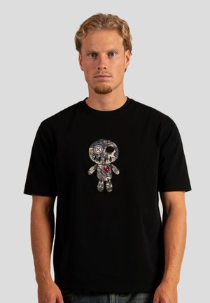 ENNIS  - T-shirt con stampa - black