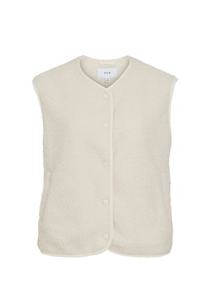 VILA, VIMARLON TEDDY O-NECK WAISTCOAT - NOOS - Veste sans manches - birch