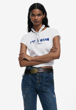 Print T-shirt - white