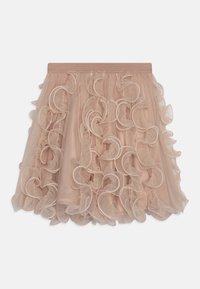 MarMar Copenhagen SOLVIG SKIRT - Falda acampanada - cream taupe