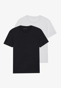 2 PACK - T-shirt basique - white/black