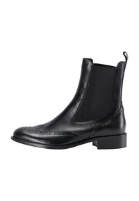 DreiMaster Botine cowboy/biker - schwarz