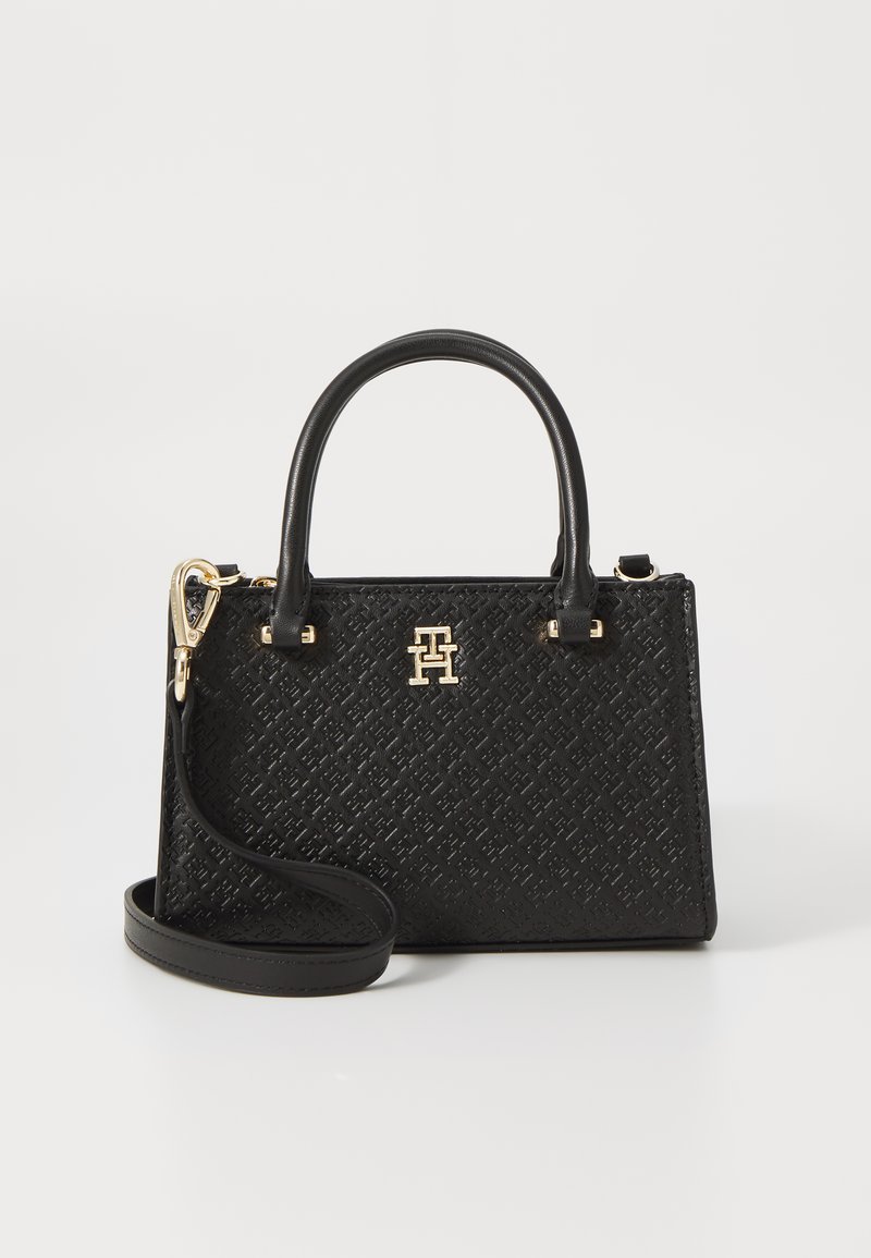 Tommy Hilfiger - ETERNITY MICRO TOTE MONO - Handtasche - black, Vergrößern
