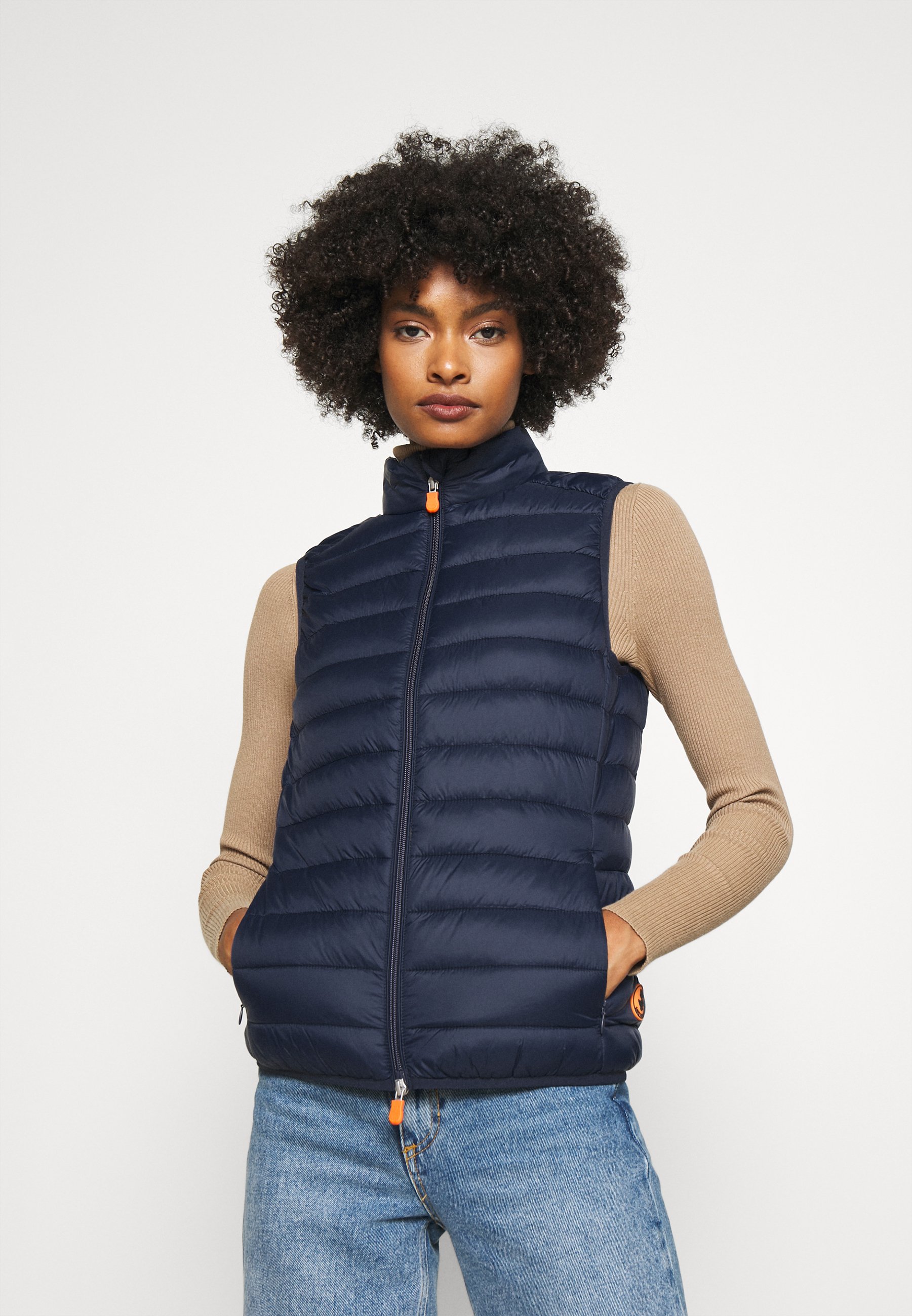 Save the duck GIGA CHARLOTTE - Waistcoat - navy blue/dark blue -  Zalando.co.uk