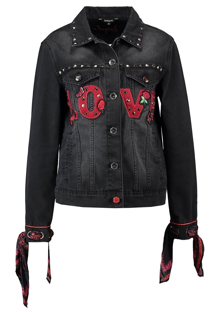 Desigual Denim jacket - black - (Pre-owned) - Zalando.ie
