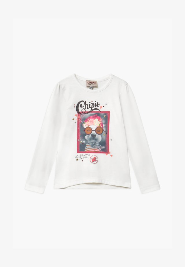 TEE - Topper langermet - blanc cassé