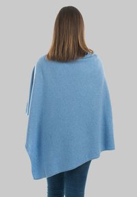 Dalle Piane Cashmere BLEND - Pončo - azzurro