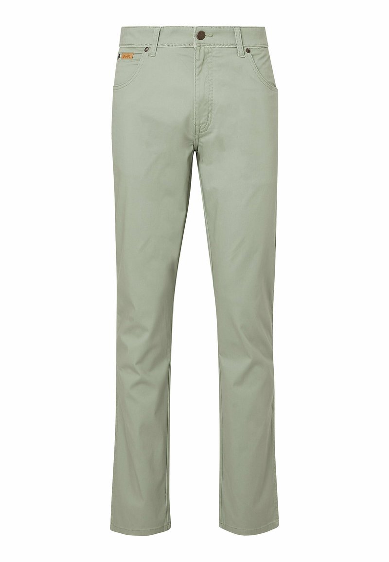 Wrangler Straight leg jeans groen gemêleerd Wrangler Straight leg jeans groen gemêleerd