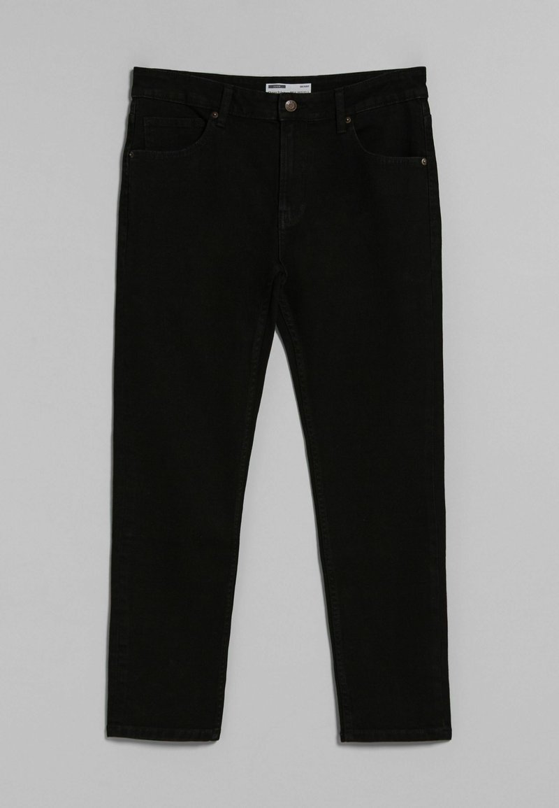 Bershka Slim fit jeans zwart Bershka Slim fit jeans zwart