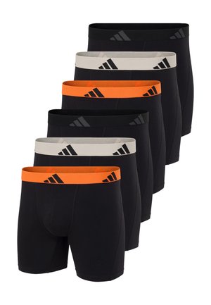 6 PACK - Boxerbriefs - schwarz  orange