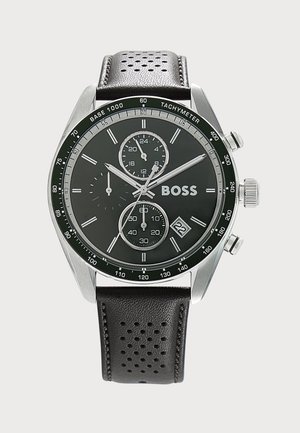 BOSS, GRAND PRIX VITESSE - Ρολόι με χρονογράφο - silver-coloured/brown/green