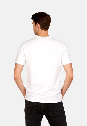 Petrol Industries, MEN T-SHIRT SS CLASSIC PRINT - Základné tričko - bright white