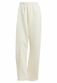 OVERSIZED 3-STRIPES LOOSE - Pantalones deportivos - cream white