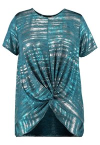 CAPSULE by Simply Be Camiseta estampada - mottled teal