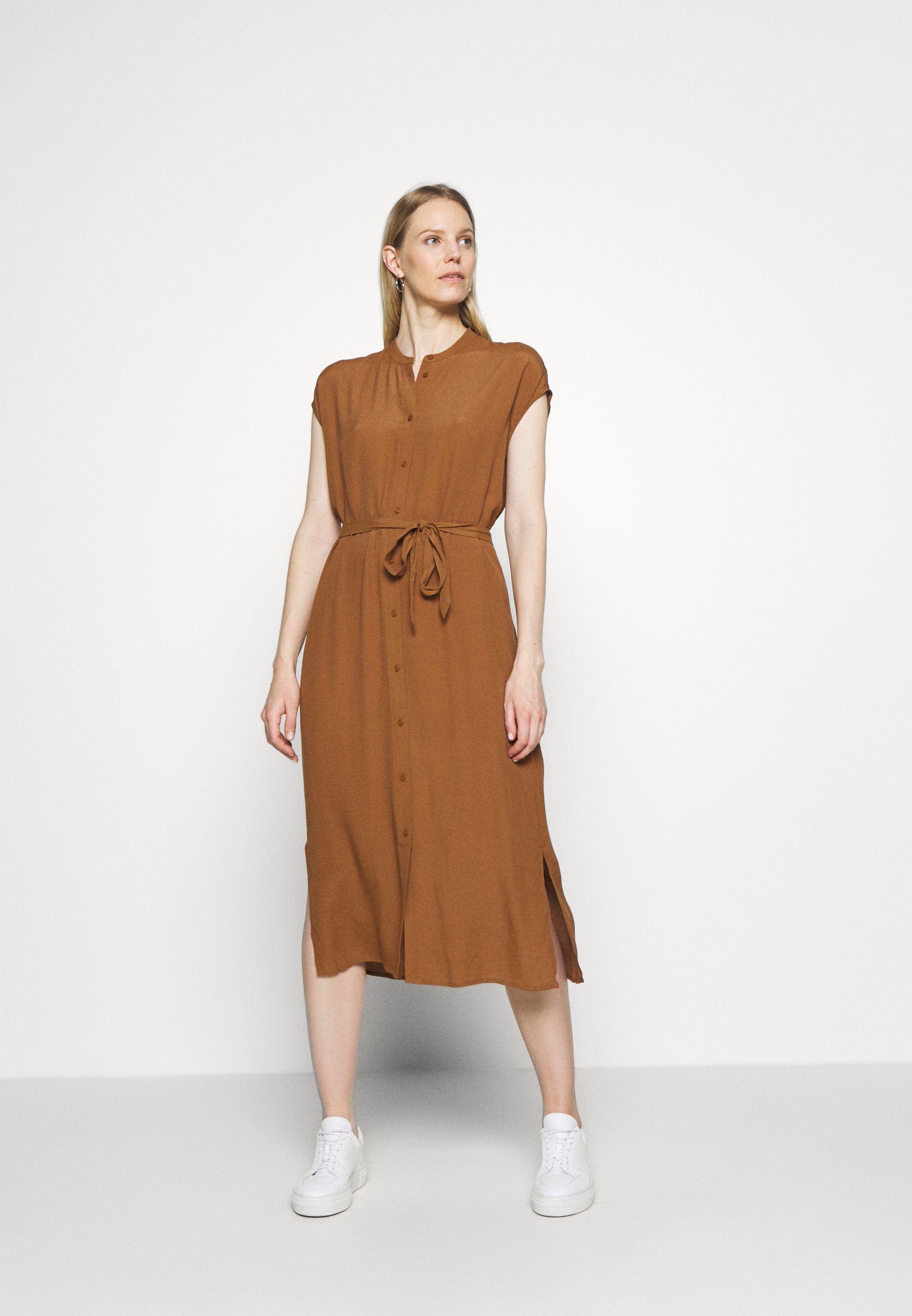 Someday Quito Blusenkleid Roasted Hazel Beige Zalando At 