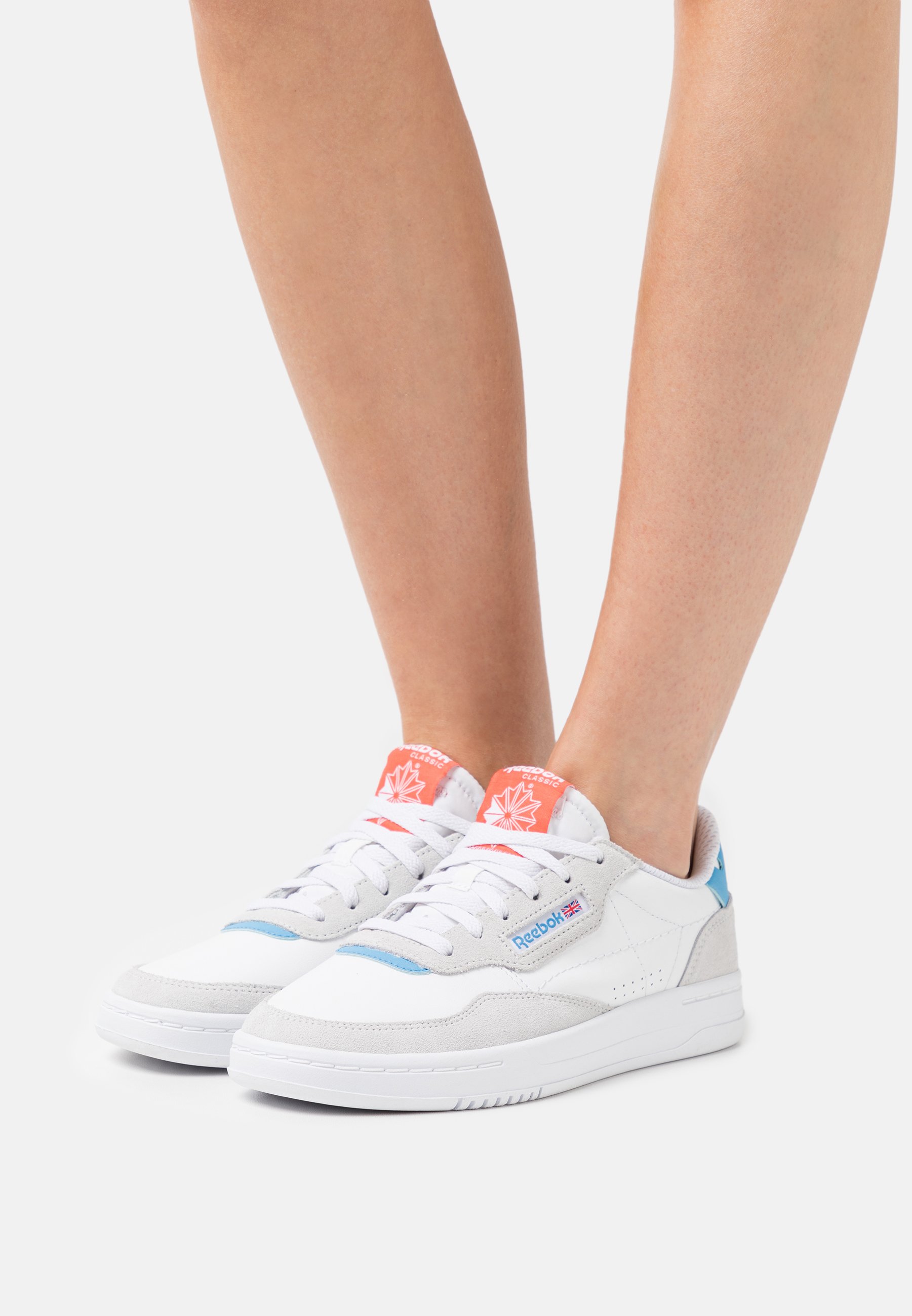 Reebok Classic COURT PEAK - Trainers - white - Zalando.co.uk