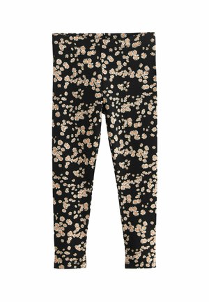 ANIMAL PRINT - Leggings - black white daisy