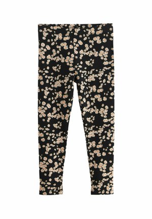 Next ANIMAL  - Leggings - Hosen - black white daisy