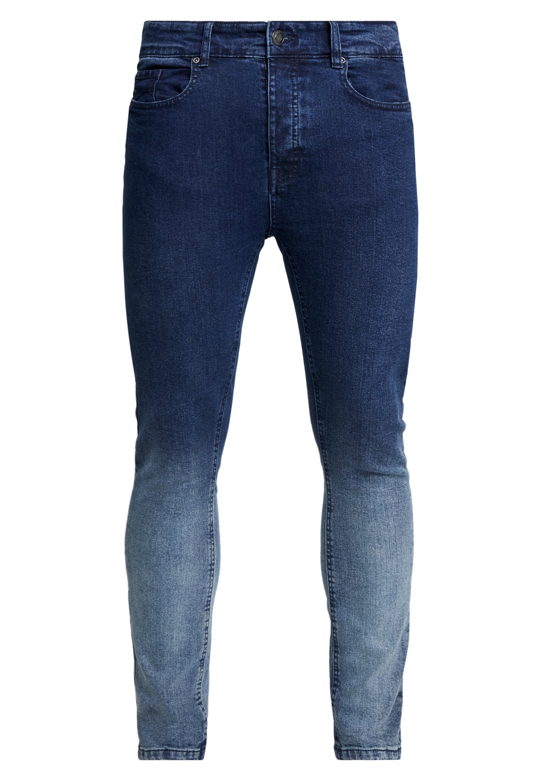 Brave Soul CLARK Jeans Skinny Fit blue dip dyeblå Brave Soul CLARK - Jeans Skinny Fit - grey dip dye
