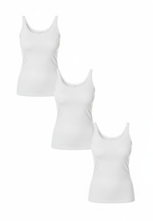 3ER PACK - Unterhemd/-shirt - white