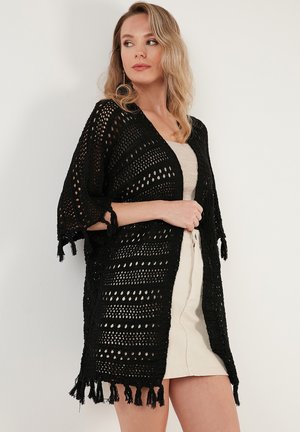 REGULAR FIT - Kardigan - black