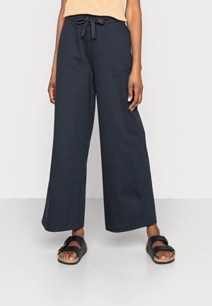 CULOTTE WIDE LEG - Tracksuit bottoms - deep blue sea