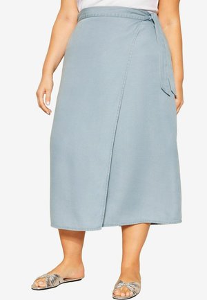 MIDI - REGULAR FIT - A-Linien-Rock - blue