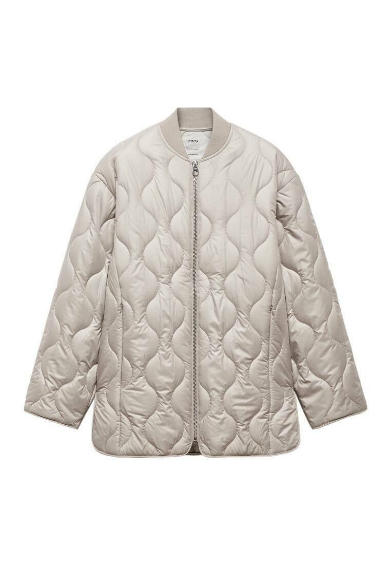 Mango Wintermantel grijs Mango Wintermantel grijs