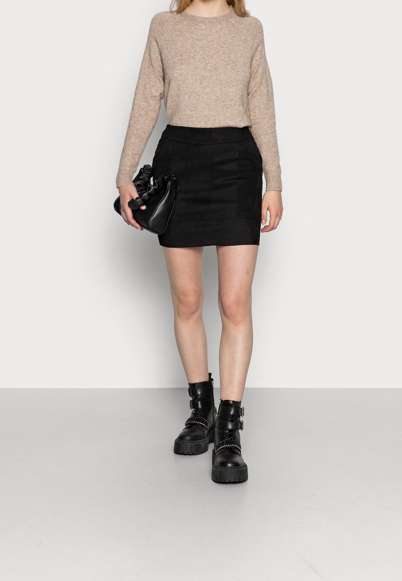 ONLY Minifalda black/negro (Segunda mano)