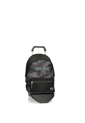 Pepe Jeans, PEPE JEANS PEPE JEANS DAVIS BACKPACK ADAP TROLLEY 44CM MALE BLACK - Mochila escolar - black