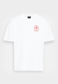 Edwin DEVILS PIE UNISEX - Camiseta estampada - white