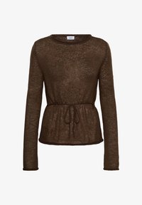 Sélectionné, chocolate brown melange