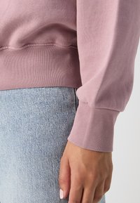 Marc O'Polo LOGO EMBROIDERY AT FRONT - Mikina - dark mauve