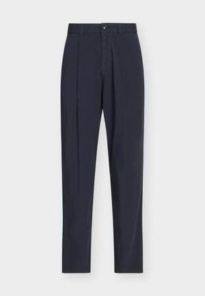BOSS, CHINO PLEATED - Chinos - dark blue