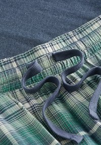 Next LIGHTWEIGHT  SET - REGULAR FIT - Pizsamák - blue green soft check