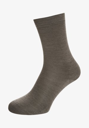 SOFTMERINO VIRGIN WOOL-COTTON-MIX - Socks - peble