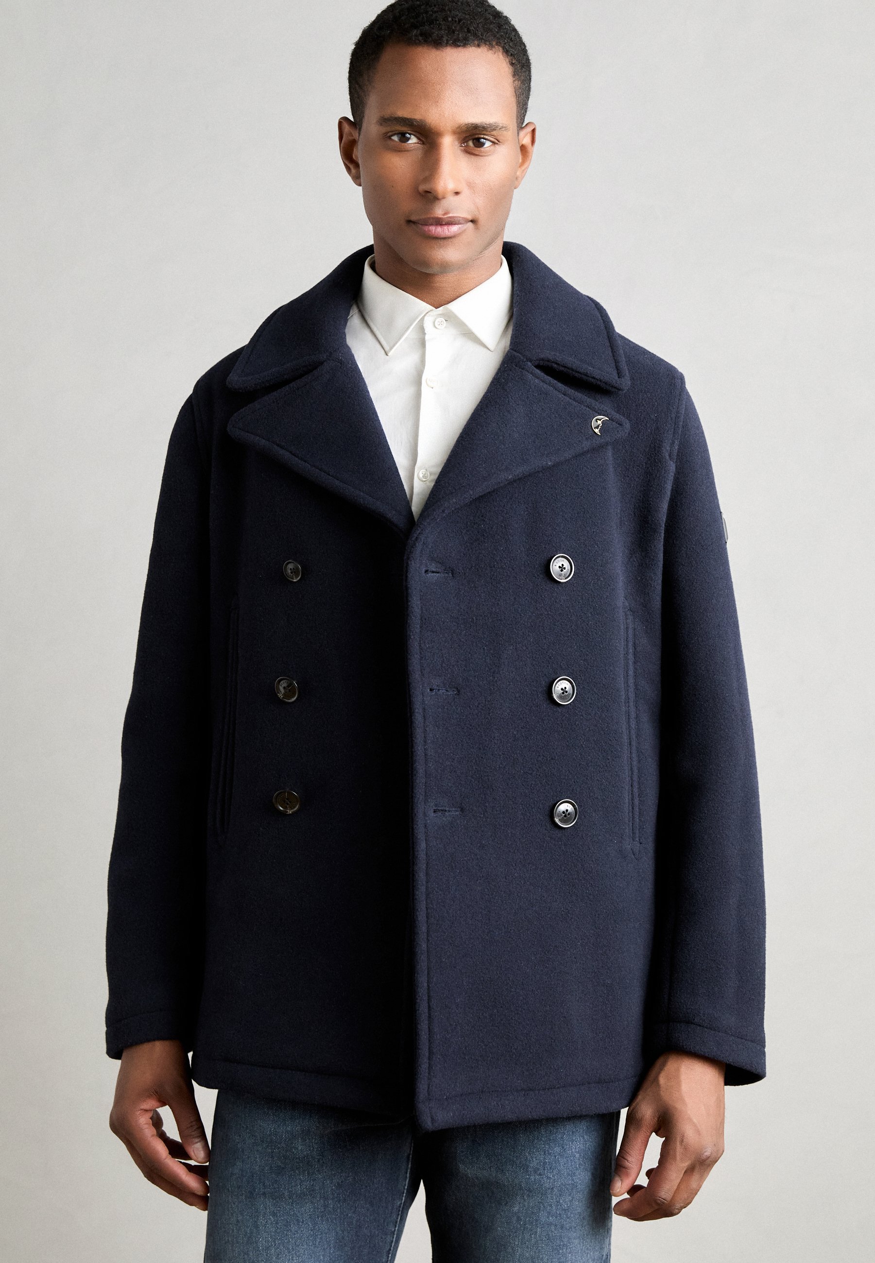Scotch & Soda PEACOAT - Light jacket - night/dark blue - Zalando.co.uk