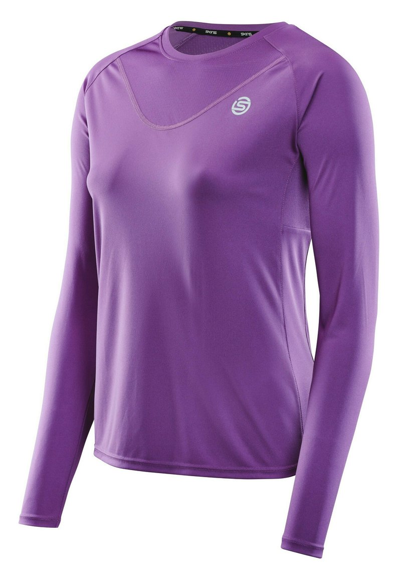 Damen Sportbekleidung | Skins Langarmshirt amethyst/flieder - BJ23805 Damen Sportbekleidung | Skins Langarmshirt amethyst/flieder - BJ23805
