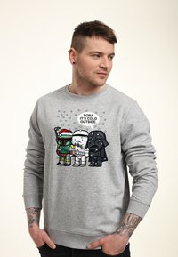 Star Wars STAR WARS: CLASSIC BOBA IT'S COLD - Mikina - heather grey
