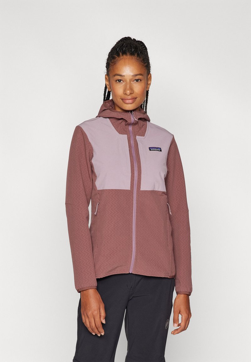 Patagonia CROSSSTRATA HOODY - Jakna za prosti čas - dulse mauve