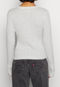 Hollister Co. Stickad tröja - grey